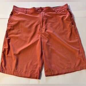 Men's OP Opflex Red 4 Way Stretch Shorts with Flat Front Size 40